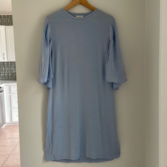 PLUTO Dress Women’s Size 40 Modal Purple Flutter Sleeve Lounge Dress Lavender - Picture 2 of 12